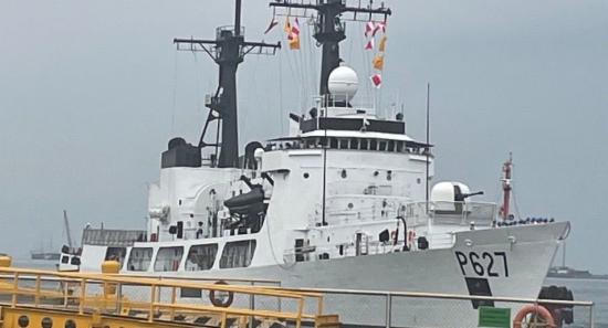 Sri Lanka's latest warship in Manila